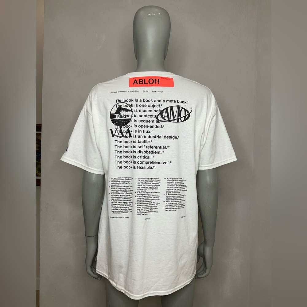 Virgil Abloh Mca Figures Of Speech Lines Tee - image 4